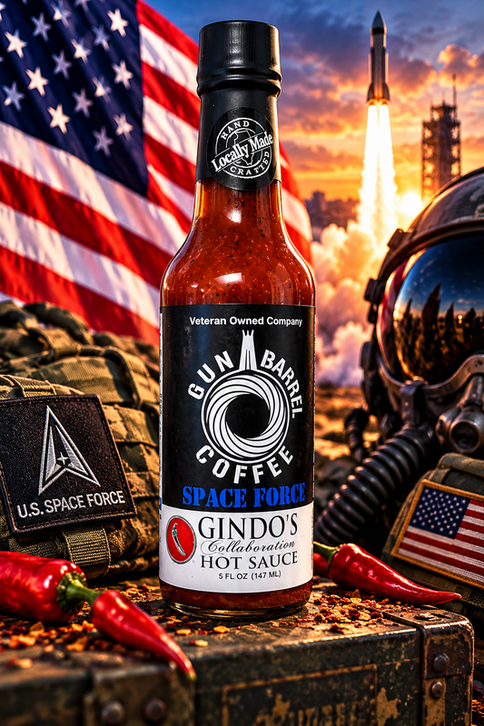 Gindo's + Space Force Hot Sauce