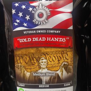 Cold Dead Hands coffee blend front label